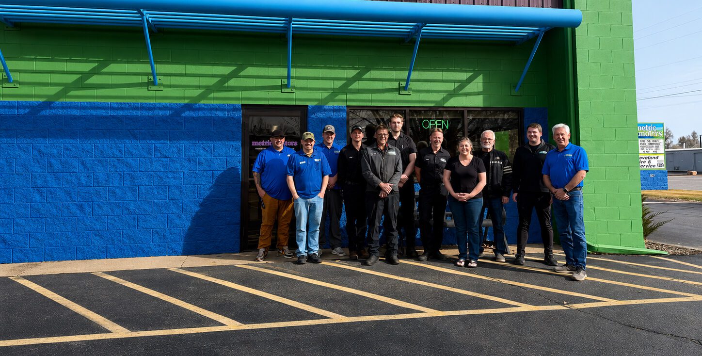 The Metric Motors team in 2026